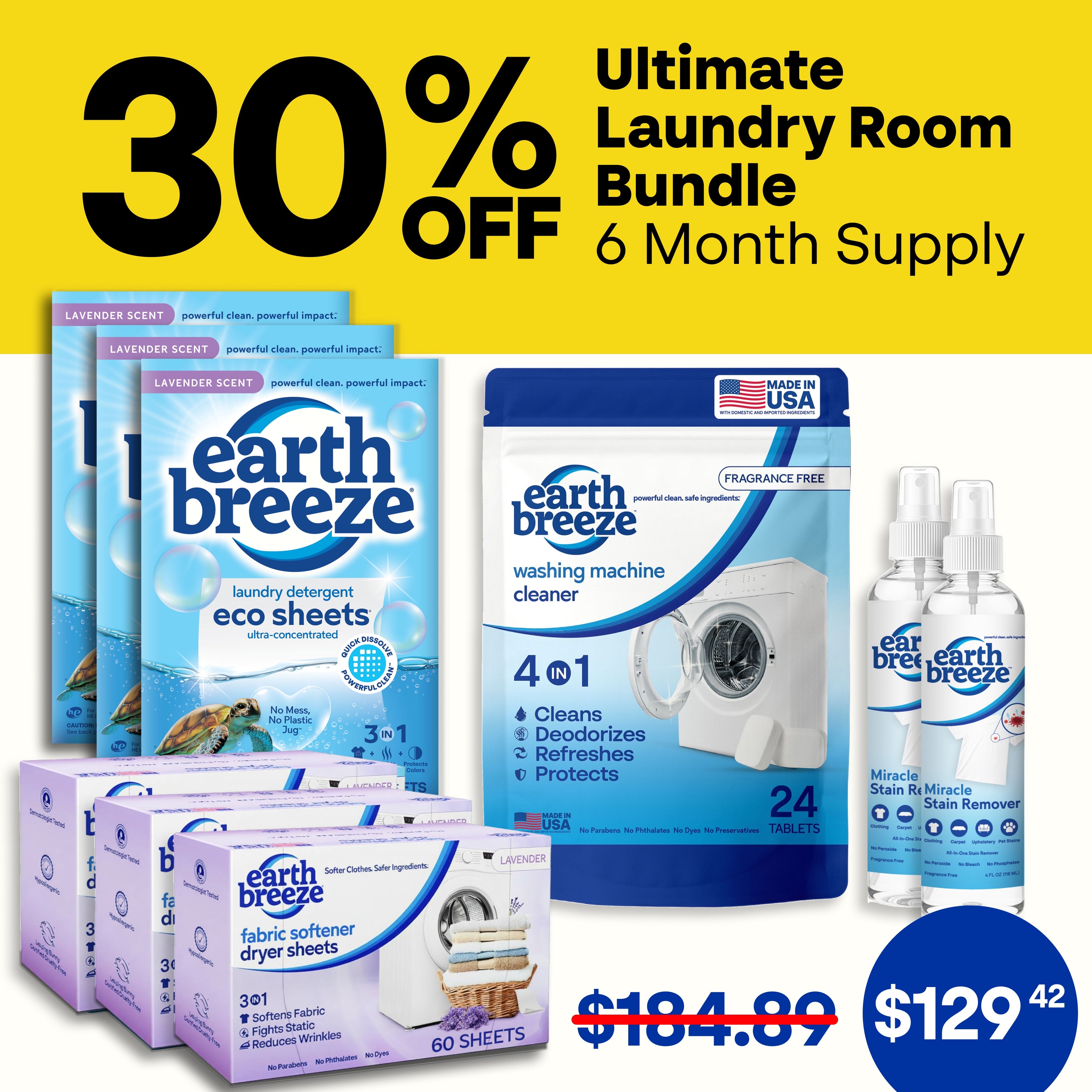 Ultimate Laundry Room Bundle 6 Month Supply - Image 2